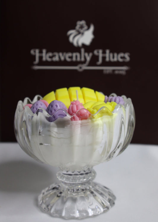 MANGO ICECREAM CUP CANDLE