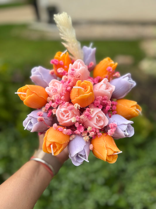 FLOWER CANDLE BOUQUET