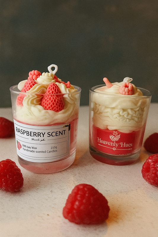 RASPBERRY SUNDAE CANDLE