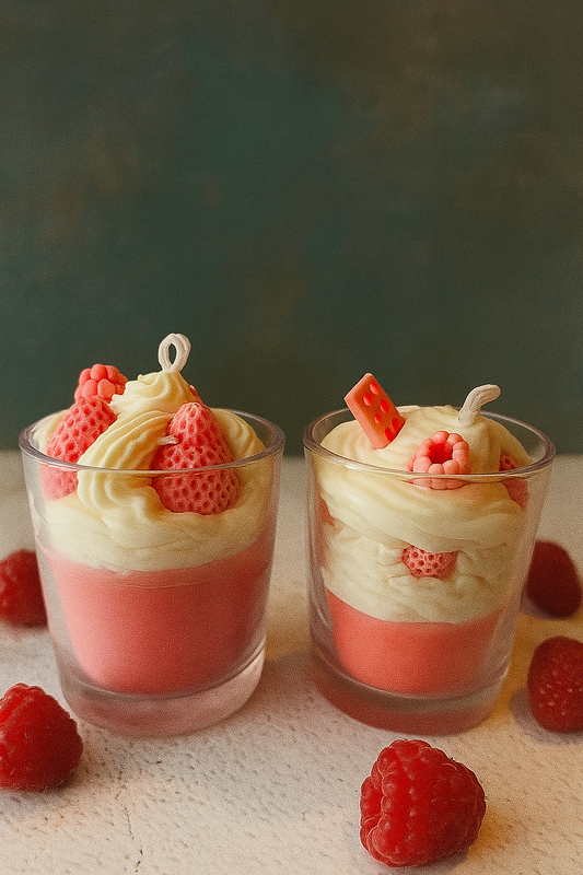 RASPBERRY SUNDAE CANDLE
