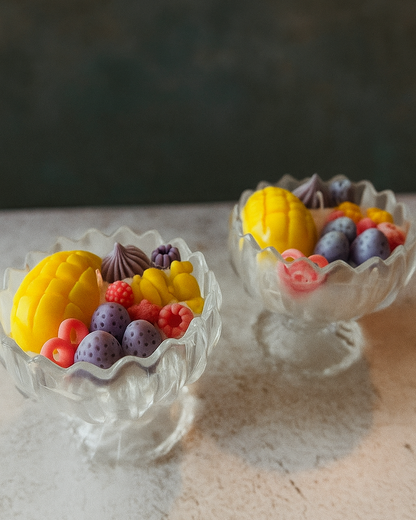 MANGO ICECREAM CUP CANDLE