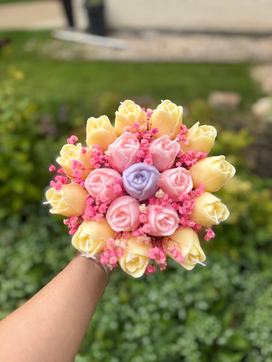 FLOWER CANDLE BOUQUET