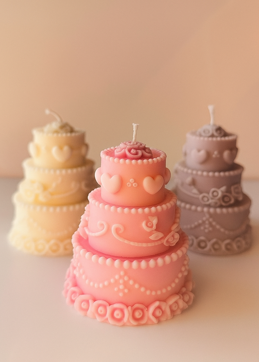 THREE LAYERED CAKE CANDLE