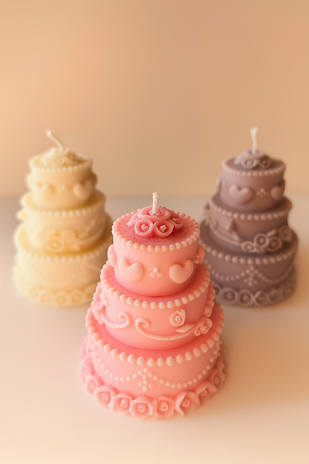 THREE LAYERED CAKE CANDLE