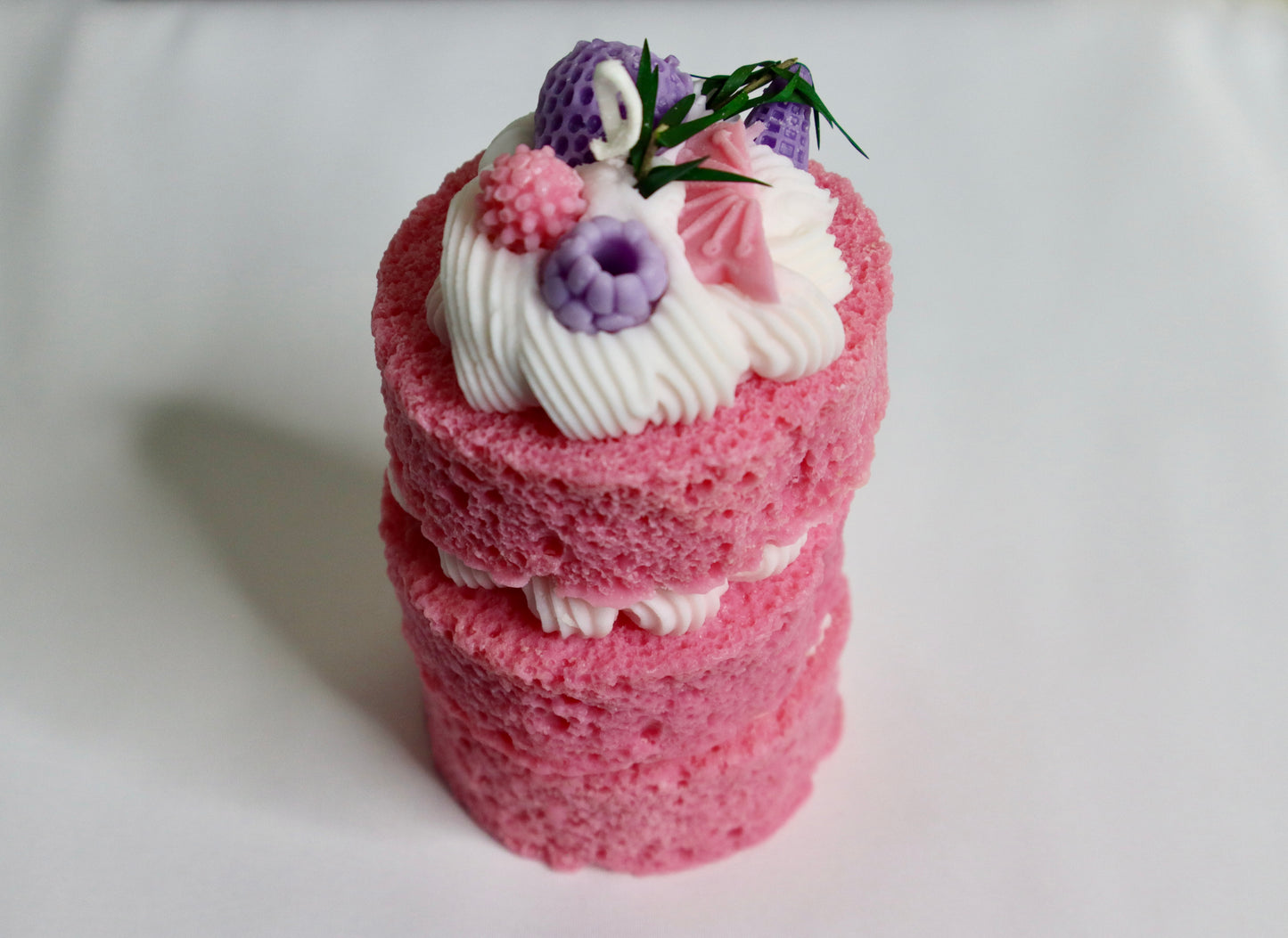 PINK SPONGE CAKE CANDLE