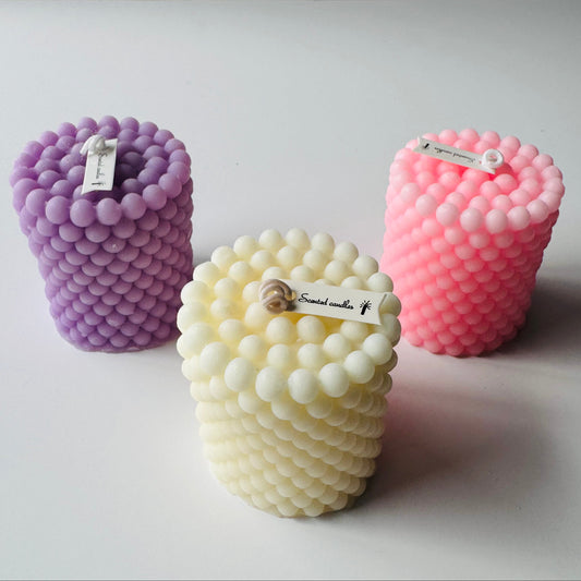 BUBBLE PILLAR CANDLE